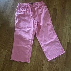 Judy Blue Pink Ankle Jeans